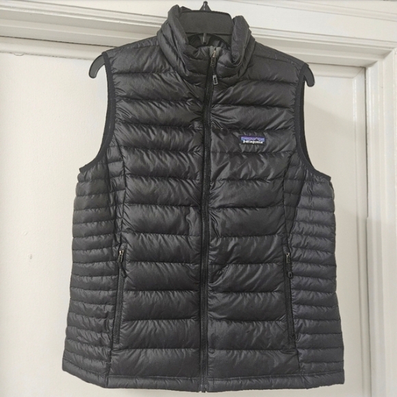 PATAGONIA DOWN PUFFER VEST BLACK LARGE - Picture 4 of 12